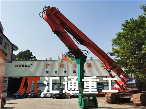 挖掘機(jī)打樁臂、打樁臂、打樁錘、挖掘機(jī)打樁臂廠家