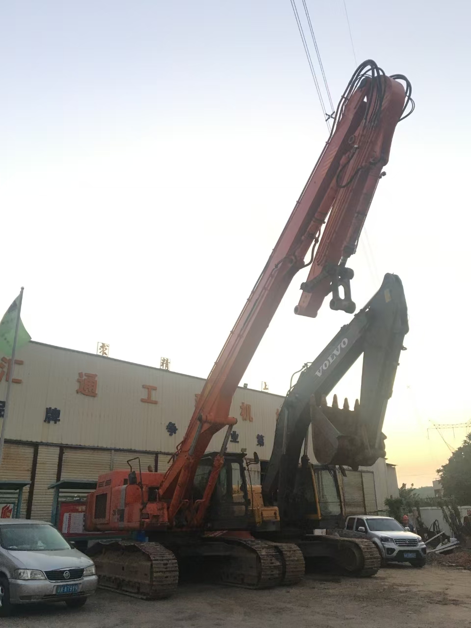 挖掘機(jī)打樁臂、打樁臂、打樁錘、挖掘機(jī)打樁臂廠(chǎng)家